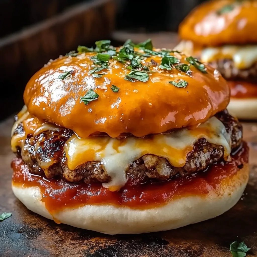 Homemade Pizza Burgers
