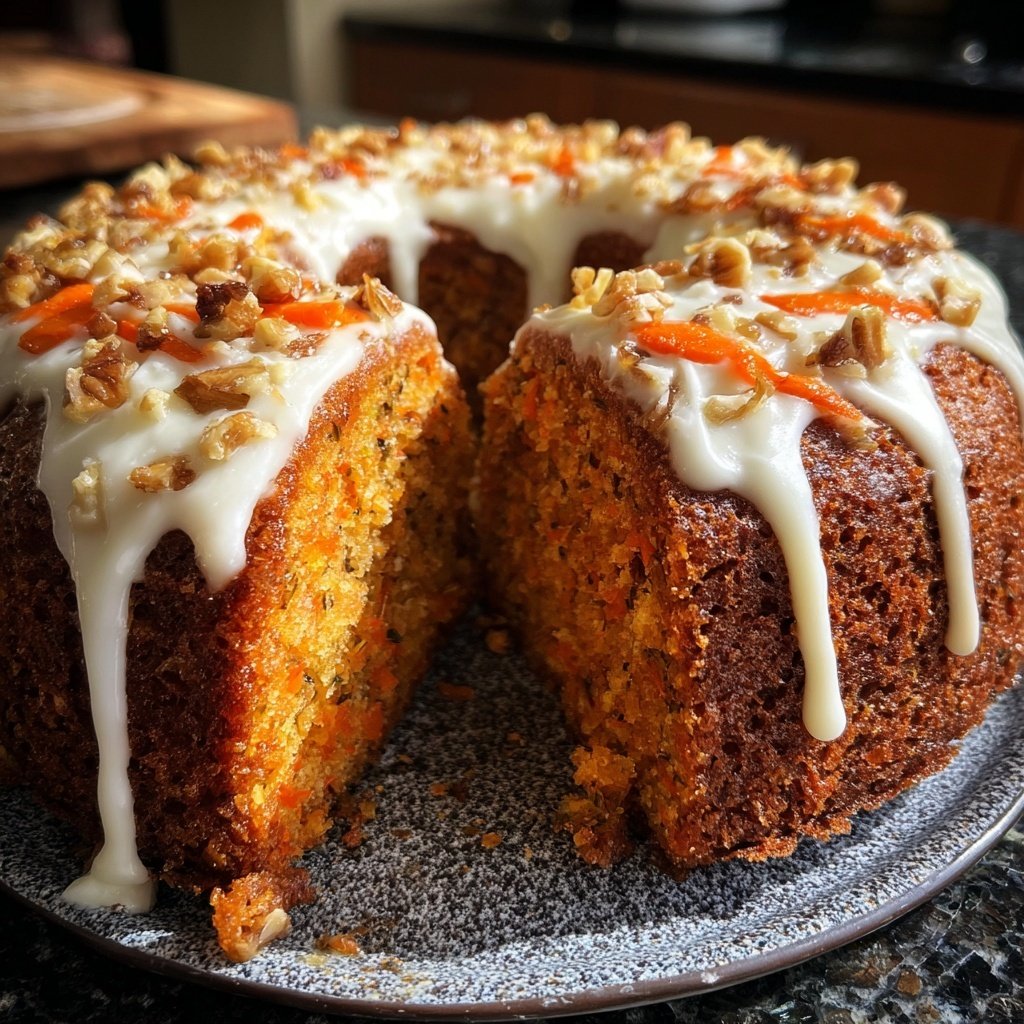 Karottenkuchen Mit Nüssen