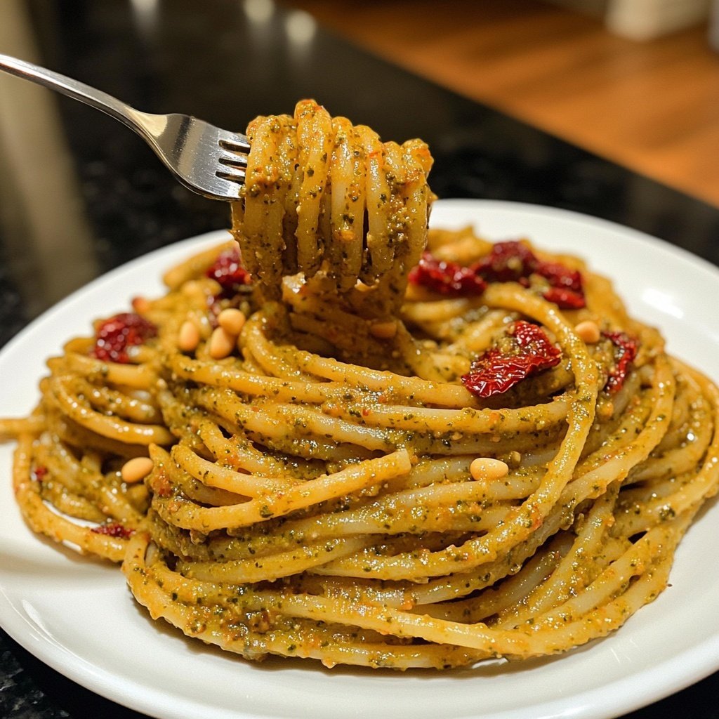 Pasta mit Pesto Rosso
