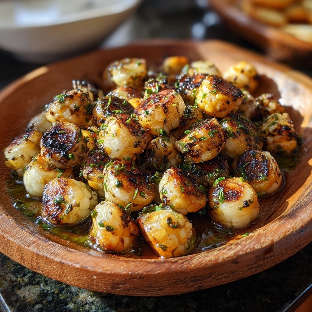 Ofen Maiskolben Mit Kräuteröl