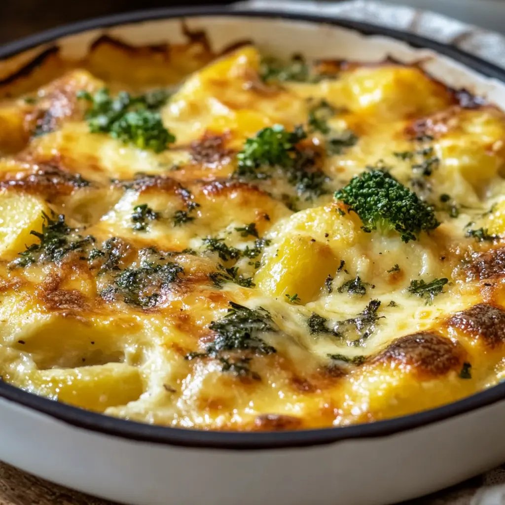 Kartoffel-Brokkoli-Gratin