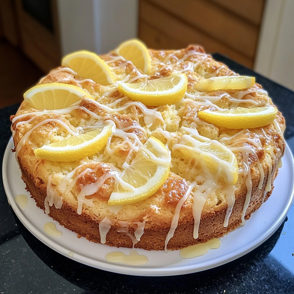 Zitronenkuchen für Gäste