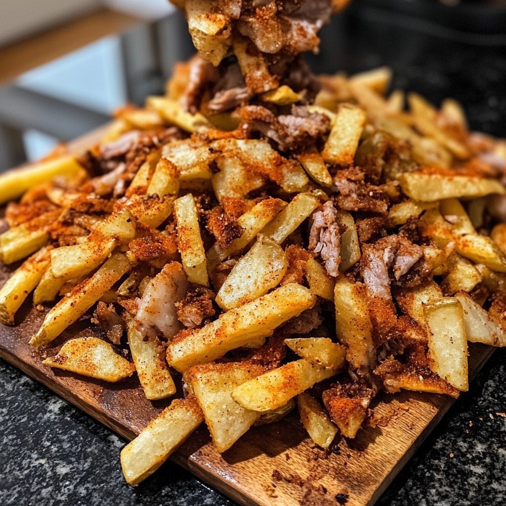 Dönerbox mit Pommes