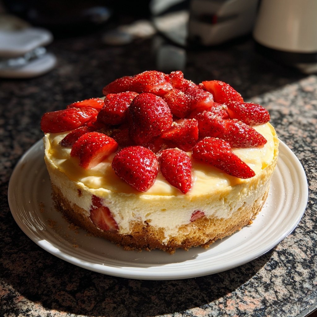 Erdbeerkuchen Mit Vanillepudding