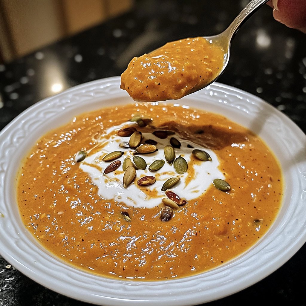 Kürbissuppe cremig vegan