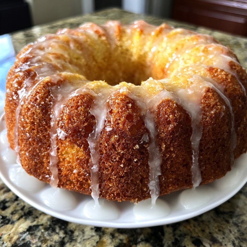 Zitronenkuchen ohne Mixer