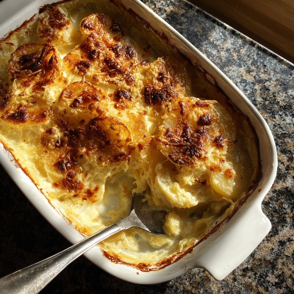 Kartoffelgratin mit Sahne