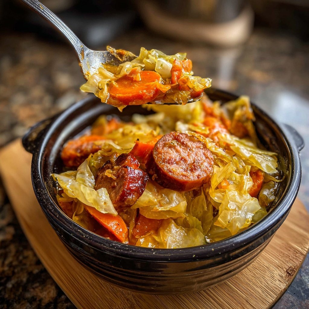 Einfacher Weißkohleintopf