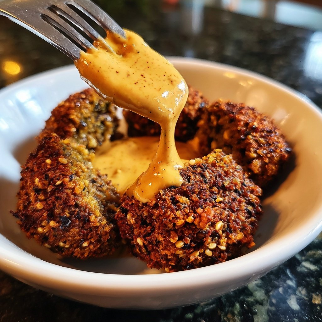 Falafel mit Sesamsauce